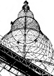Радиотелевизионная башня в Москве, 1922 г . Инж. В.Г. Шухов.