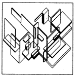 Эскиз жилого дома ( Т . Дусбург и К . Ван Эс терен , 1920- е гг .)